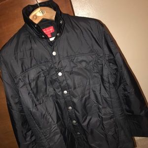 EMANUEL UNGARO Black Snap Designer Jacket